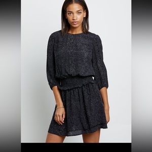 NWT Rails Inez Crew Pullover Snake Print Dress mini - Size XS